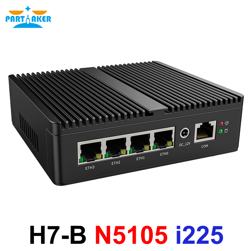 Pfsense Firewall Router 2.5G 4 I226 - Partaker Mini-PC N5105 N150 J4125 J6413