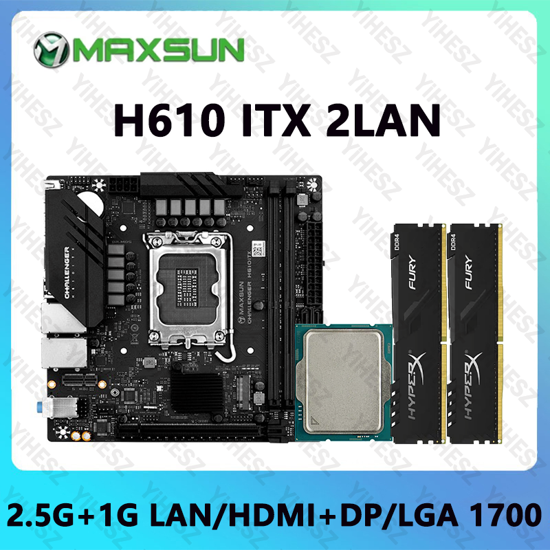 Lga1700 Itx Motherboard Ddr5 - H610 ITX Motherboard-Set mit Core 12./13.
