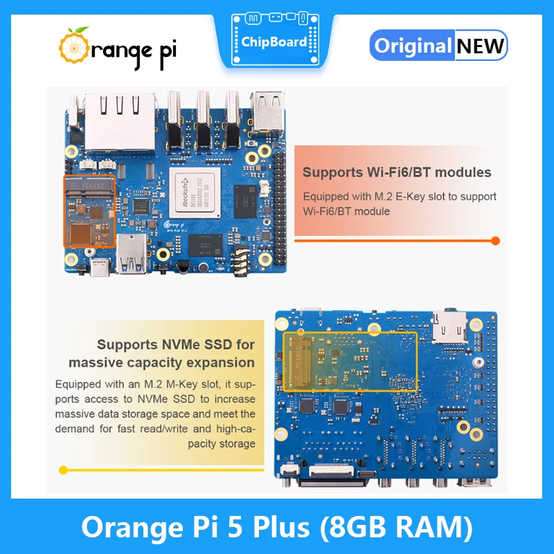 Orange Pi 5 Plus 8 GB RAM RK35 – Orange Pi 5 Plus 16Gb Bewertung und Preis