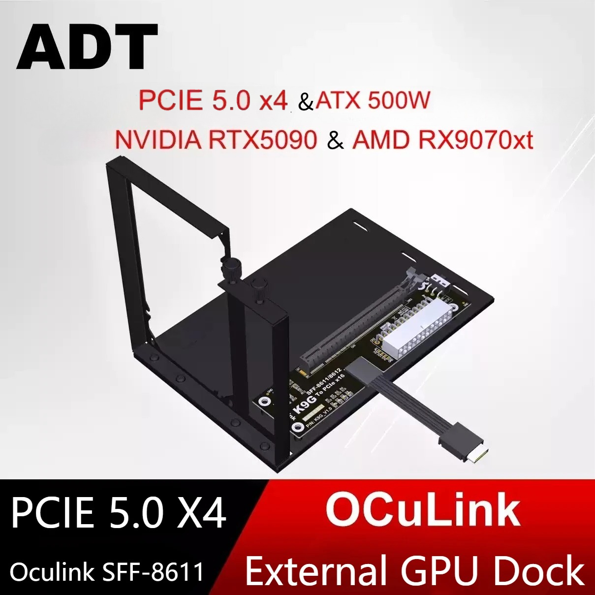 K993G PCIe 5.0 X4 zu OCuLink S – Oculink Egpu Mini Pc Bewertung und Preis