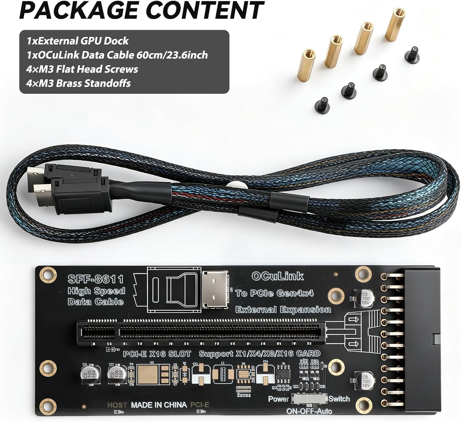 OCuLink PCIe 4.0 X4 64Gbps SFF – Oculink Egpu Mini Pc Bewertung und Preis