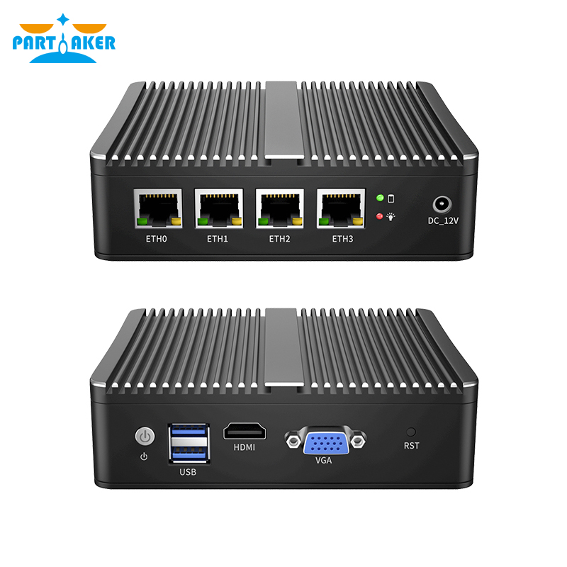 Partaker Lüfterloser pfSense R – Pfsense Firewall Router 2.5G 4 I226 Bewertung und Preis